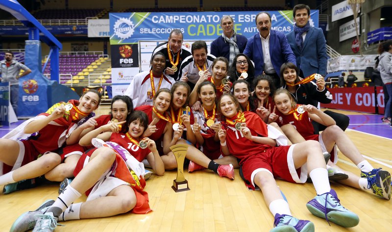 La selección femeninade Castilla y León en categoría cadete, CAMPEONA DE ESPAÑA 2015